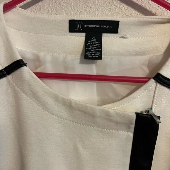 White and Black INC Jacket Size XL - Picture 5 of 13